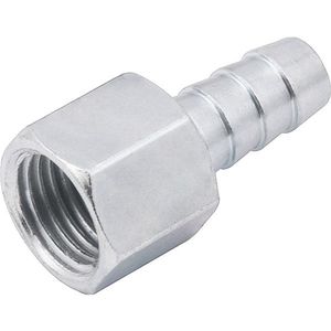 Espigão Fixo Fêmea Para Mangueira 5-16 Rosca 1-4 Npt Aço Z