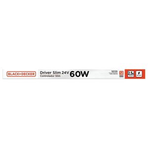 Fonte Driver Slim Fita De Led 100-240v 2.5a 60w Black+decker