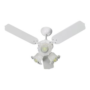 Ventilador Paris 3p C.l.m. At Br - 127v Branco