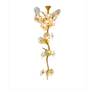 Querolustre Plafon Dcd01739 P-24 Lamp G9 Dourado