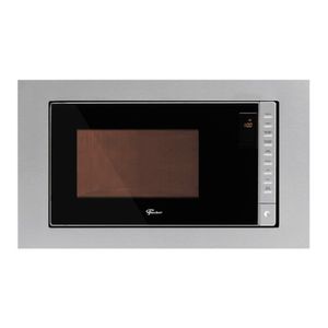 Micro-ondas De Embutir Fischer Fit Line 25 L Moldura Inox 127V