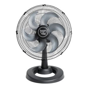 Ventilador Oscilante Mesa 50cm C1 Premium 130W Preto/prata 220V
