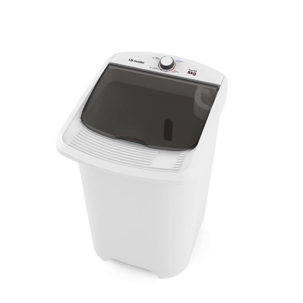 Tanquinho De Lavar Roupa Mueller Supertank 8kg Com Esfregador Aquatec