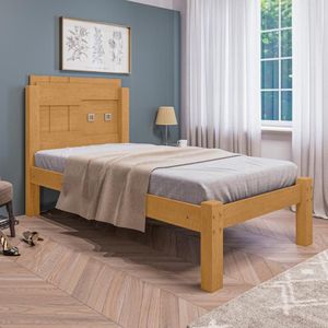 Cama De Solteiro Com Colchão Barbosa Naturalle