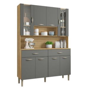 Kit Cozinha 8p Golden Freijó Gris