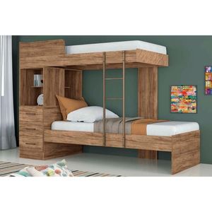 Beliche Havana Plus C/ 3 Gavetas Jatoba - Santos Andirá