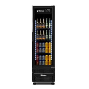 Cervejeiro Expositor Imbera 244 Litros Porta De Vidro Full Black Ccv144 220V