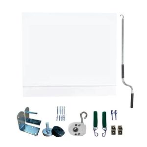 Toldo Cortina Branco - 2,70m X 2,40m - Kit Completo