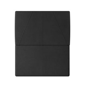 Cabeceira Estofada Solteiro 90 Cm Júpiter Corino - Skybox Cor Preto
