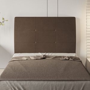 Cabeceira Estofada Solteiro 90 Cm Marte Corino - Skybox Cor Marrom
