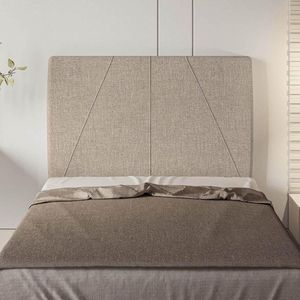 Cabeceira Estofada Solteiro 90 Cm Júpiter Linho - Skybox Cor Bege