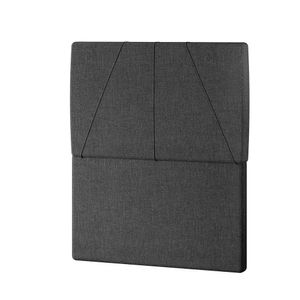 Cabeceira Estofada Solteiro 90 Cm Júpiter Linho - Skybox Cor Preto
