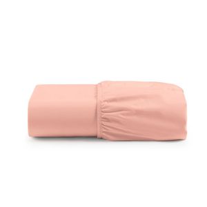 Lençol Casal Cintilante Percal 180 Fios 100% Algodão Com Elástico - Rosa