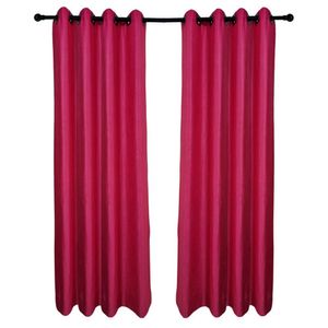 Cortina Tecido Tafeta Amassado 3,00x2,50 Rosa