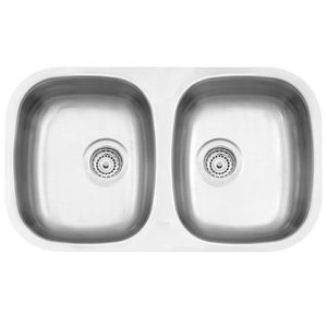 Cuba Dupla De Embutir Isis Aço Inox Acetinado 2c 34 Bl - Tramontina 94030/102