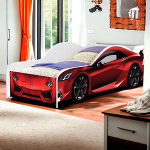 Cama Infantil Carro Red Com Colchão Cambel