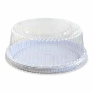 Embalagem Para Torta Media Branca Com Tampa C/50 Packform Pf-50m
