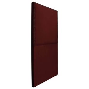 Cabeceira Solteiro 90 Cm Cama Box Suede Bordô