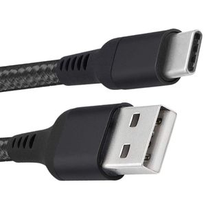 Cabo Usb Tecido 1 Metro Flexível Para Moto G20