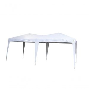 Tenda Gazebo Dobrável Alum. 6,00 X 3,00 M Branca - Bel Lazer