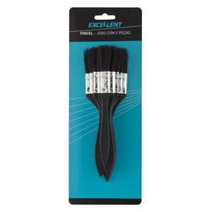Pincel Para Pintura De 1-2" A 2" - 5 Peças - Eda
