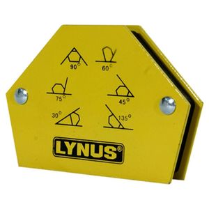 Esquadro Magnético Forte Capacidade 12 Kg Multi-ângulos Para Soldador Eml-12a Lynus