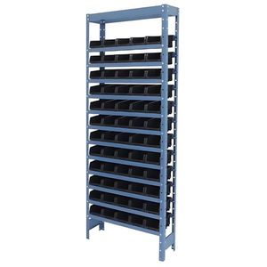 Estante Porta Componentes Com 60 Caixas Pretas Ne60-3p - Nocram
