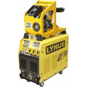 Máquina Inversora De Solda Mig Mag Trifásica 280a 220-380v Com Cabeçote Externo Lim-280hp Lynus