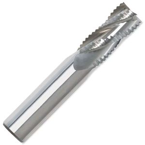 Fresa Reto Desbaste Longa - Med. 14,0mm - 4 Cortes - Aço Hss (cm2)