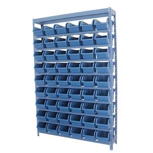 Estante Porta Componentes Com 54 Caixas Azul Ne54-5a - Nocram