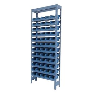Estante Porta Componentes Com 60 Caixas Azul Ne60-3a - Nocram