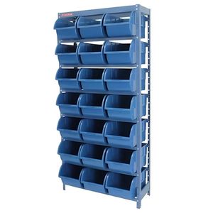 Estante Porta Componentes Com 21 Caixas Azul Ne21-7a - Nocram