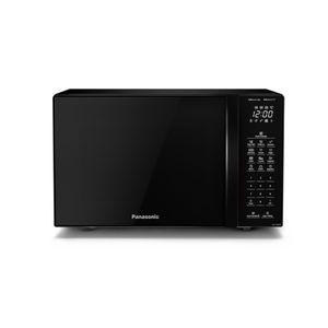 Microondas Panasonic Dupla Refeição 34L Black Glass NN-ST66NBRU