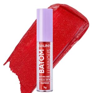 Bauny Batom Líquido Luminous 3g Cor Cherry Luminous