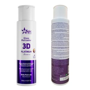 Magic Color 3d Platinum Branco Matizador 500mls