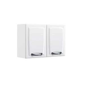 Armário Aéreo De Cozinha 80cm Branco 2 Portas New Premium