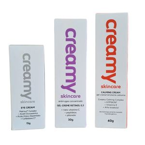 Kit Creamy Gel Retinol30g+hidratante Calming40g+eye Cream15g