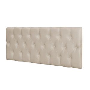 Painel Cabeceira Paris Queen Para Cama Box 1,58 Pávia Areia