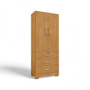 Roupeiro Paris 02 Portas E 02 Gavetas Naturalle