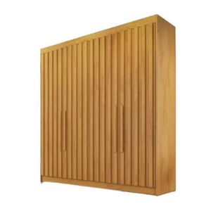 Guarda Roupa 4 Portas Potente Com Espelho Mdf - Moveis Europa