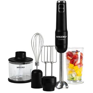 Mixer Mallory Multifree 4 em 1 Sem Fio 150W Preto com Prata Bivolt