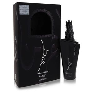 Perfume Feminino Maahir Black Edition Lattafa 100 Ml Eau De Parfum