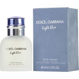 Perfume Masculino D & G Light Blue Dolce & Gabbana Eau De Toilette Spray 38 Ml
