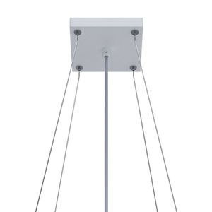 Kit Pendente Taschibra Waffle Quadra Bivolt Branco
