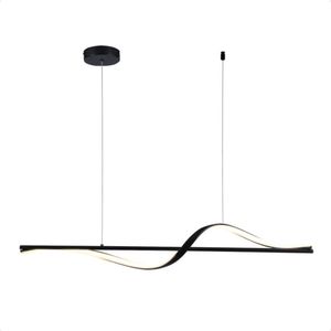 Pendente Led Moderno Taschibra Coaster 20w Luz Quente 3000k Bivolt Preto