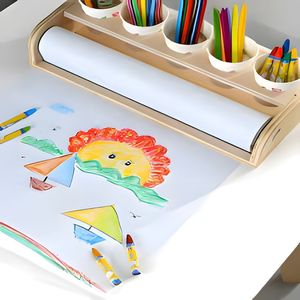 Papel Kraft Branco 50g Com 60cm De Largura X 100 Metros