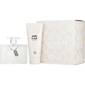 Cx De Presente Feminino Coach Signature Coach Eau De Parfum 100 Ml + Loção Corporal 100 Ml