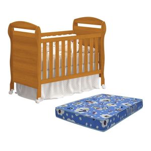 Berço Americano Danny Savana Com Colchão D18 - Reller Móveis Savana