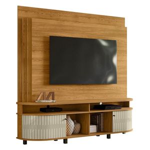Estante Home Theater Daytona Cumaru Opala Para Tv Até 65 - Madetec Cumaru Opala