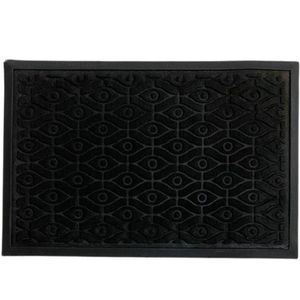 Tapete De Porta Emborrachado 40x60cm Preto